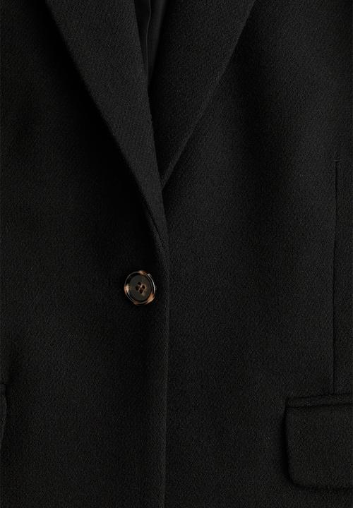 H&M - Twill blazer - black