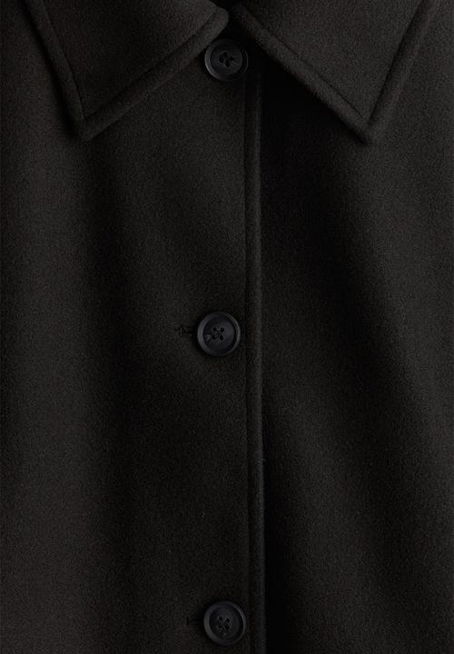 H&M - Felted jacket - black
