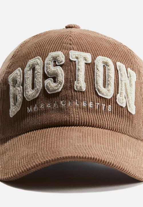 H&M - Corduroy cap - dark beige/boston