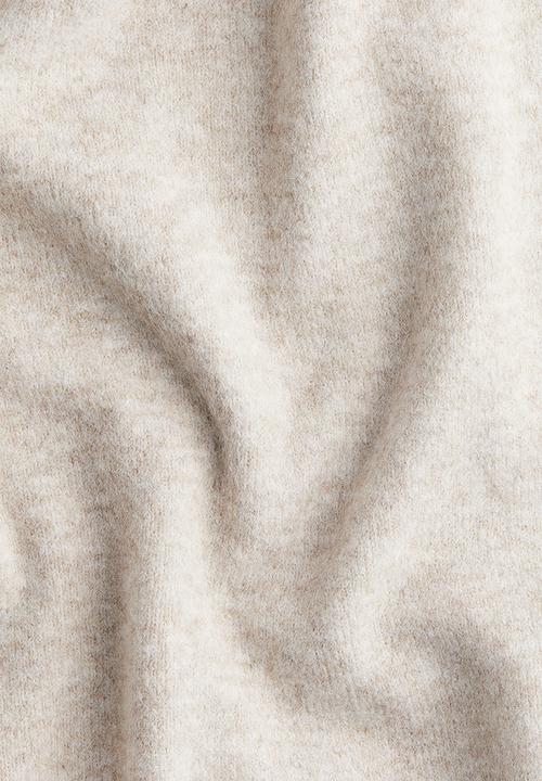 H&M - Fine-knit jumper - light beige marl