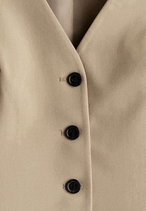 H&M - Tailored suit waistcoat - beige