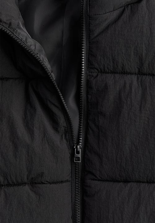 H&M - Puffer gilet - black