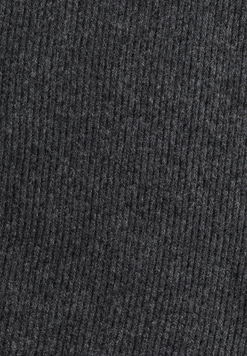 H&M - Rib-knit turtleneck dress - dark grey marl 
