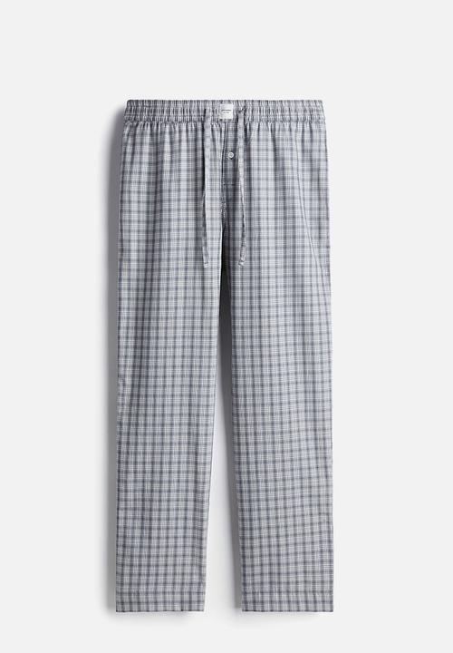 H&M - Lyocell-blend pyjama bottoms - grey,multi
