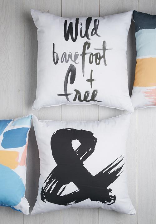 Sixth Floor - Easy brushstroke printed cushion