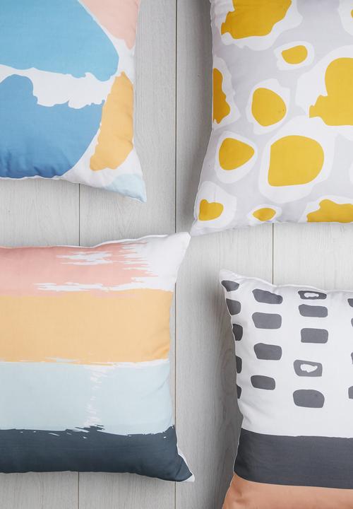 Sixth Floor - Mellow dotty printed cushion