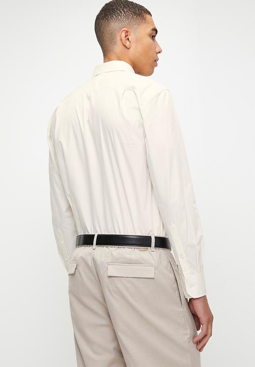 POLO - Mens Ls Pocket Work Shirt - White