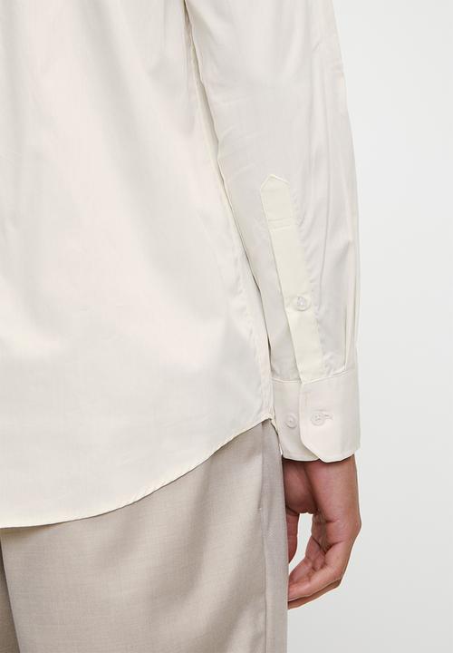 POLO - Mens Ls Pocket Work Shirt - White