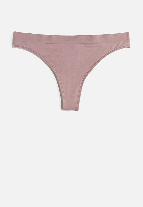 H&M - 5 Pack seamless thong briefs - multi