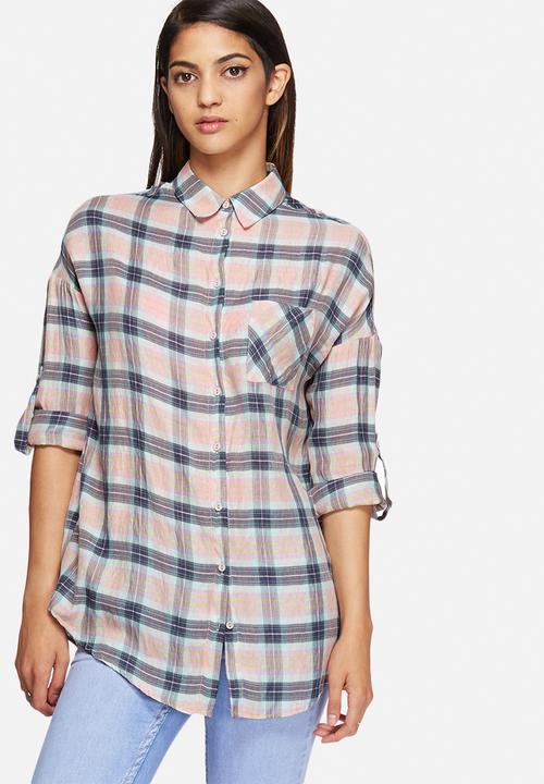 New Look - Bright check shirt