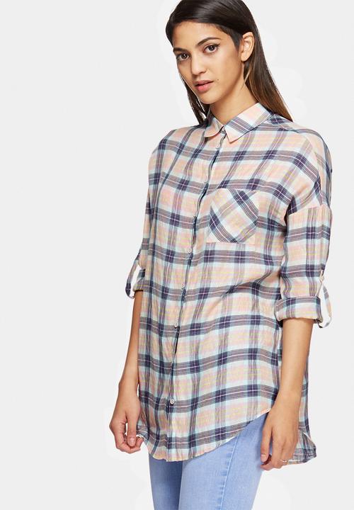 New Look - Bright check shirt