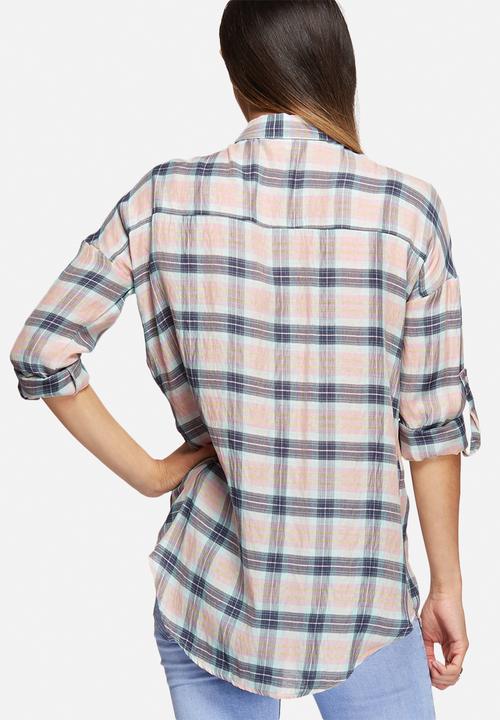 New Look - Bright check shirt