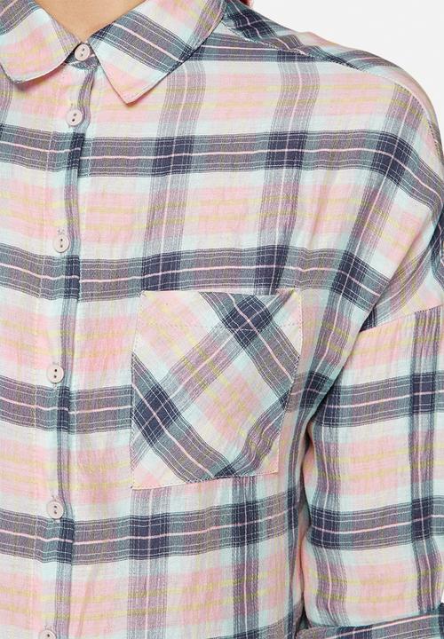 New Look - Bright check shirt