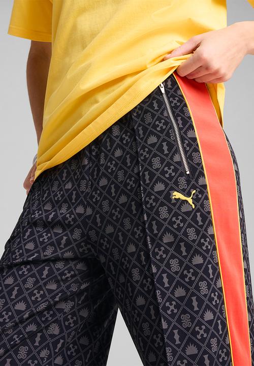 PUMA - Road To Unity Aop Straight Track Pants Dk Op - New Navy-Aop
