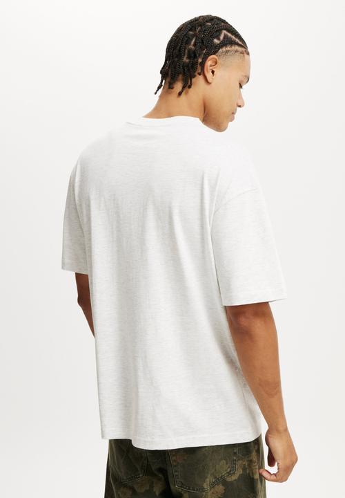 Cotton On - Organic Loose Fit T-Shirt - White Marle