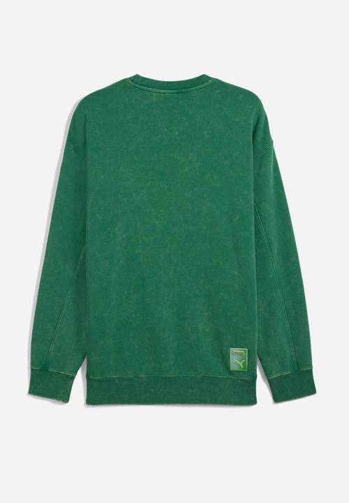 PUMA - PUMA X TMNT Relaxed Graphic Crew TR - Vine