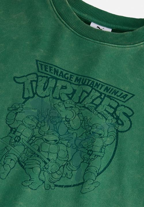 PUMA - PUMA X TMNT Relaxed Graphic Crew TR - Vine