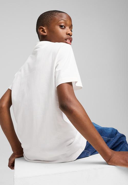 PUMA - Ess 2 color no.1 logotee - white