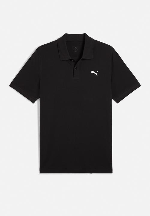PUMA - Ess small puma logo pique polo m - puma black 