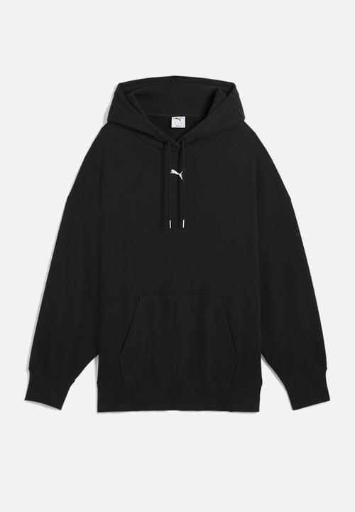 PUMA - Wardrobe Ess Over-Oversized Hoodie Tr - Puma Black