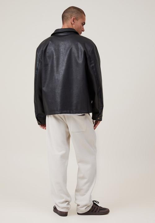 Cotton On - Relaxed Track Pant - Bone
