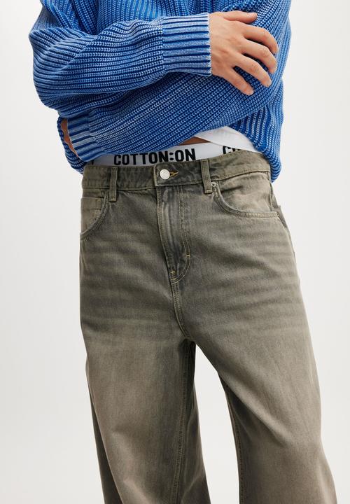Cotton On - Super Baggy Jean - Y2K Washed Grey