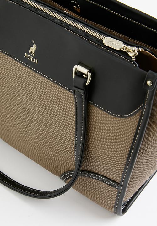 POLO - Sahara tote - neutral & black