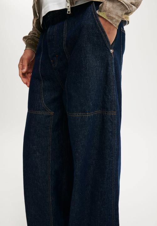 Cotton On - Super Baggy Balloon Jean - Carpenter Shutter Blue
