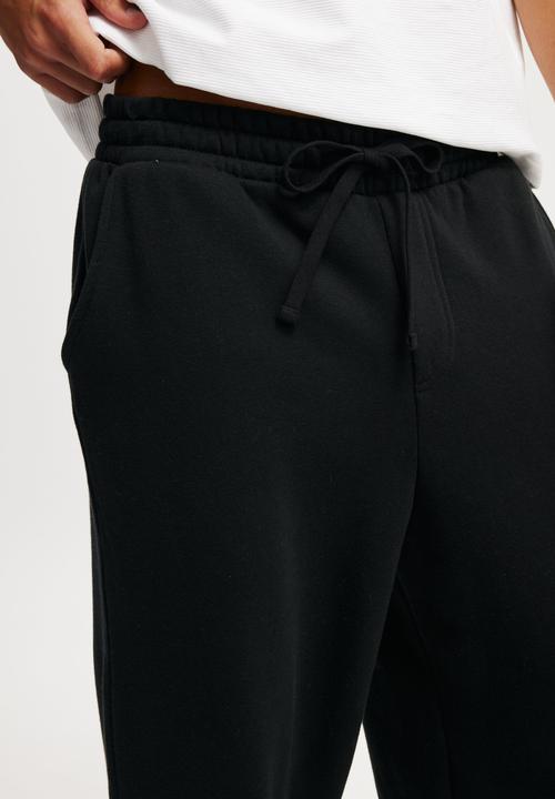 Cotton On - Super Baggy Track Pant - Black
