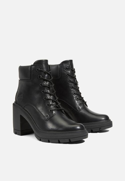 Timberland - Allington leather lace up boot - jet black