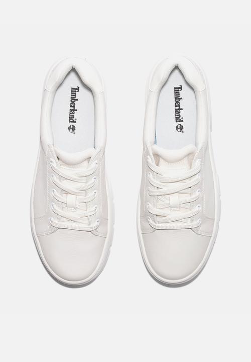 Timberland - Laurel court low lace up sneaker - white full grain