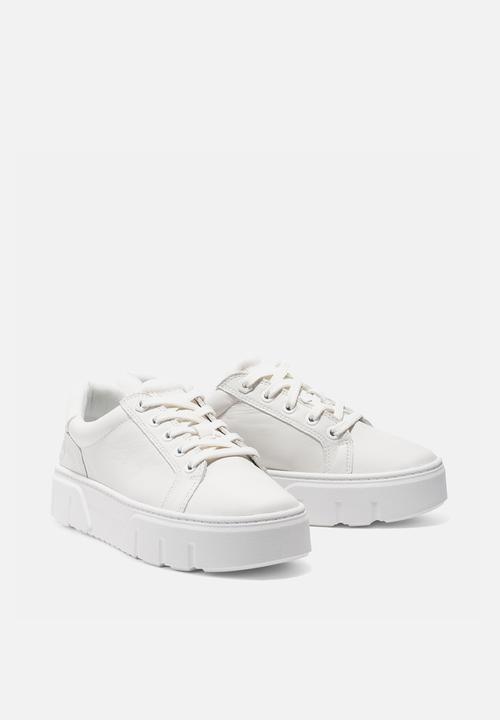 Timberland - Laurel court low lace up sneaker - white full grain