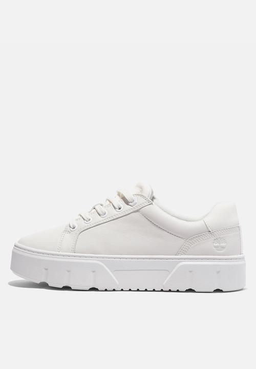 Timberland - Laurel court low lace up sneaker - white full grain