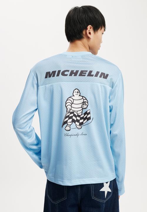 Michelin Bmx Jersey - Lcn Mic Pearl Blue / Late Night Blue / Michel