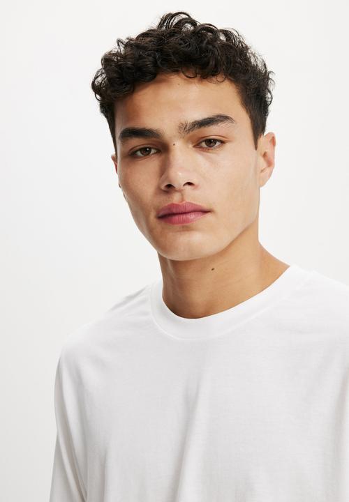 Cotton On - Cropped Fit Long Sleeve T-shirt - White