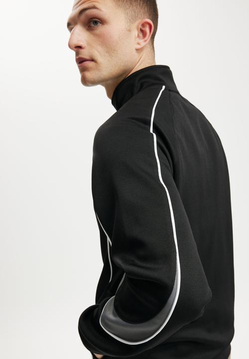 Cotton On - Relaxed Tricot Track Jacket - Black/White