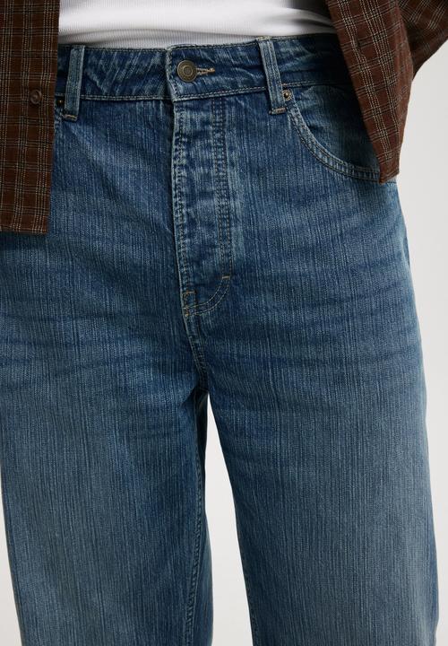 Cotton On - Baggy bootcut jean - muse blue