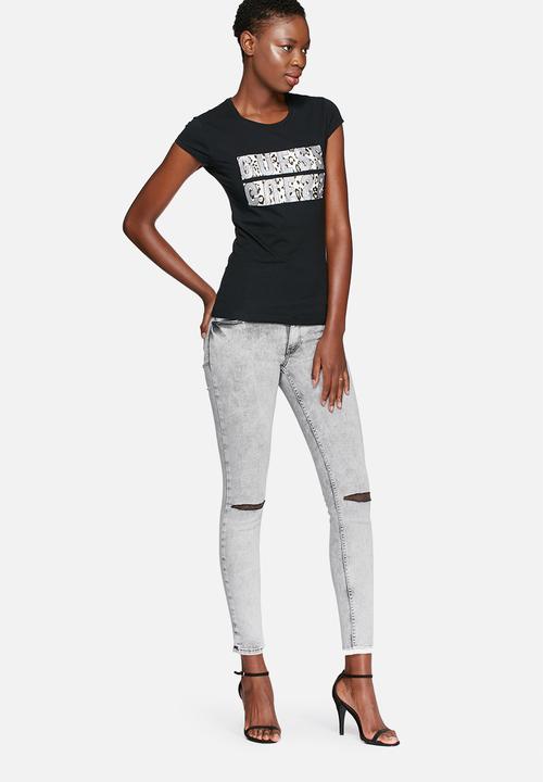 GUESS - Mirror leopard tee 