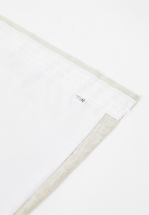 Sixth Floor - Nova Luxe Lined Taped - Natural