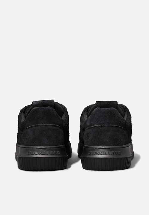 Calvin Klein - Chunky cupsole low suede - triple black