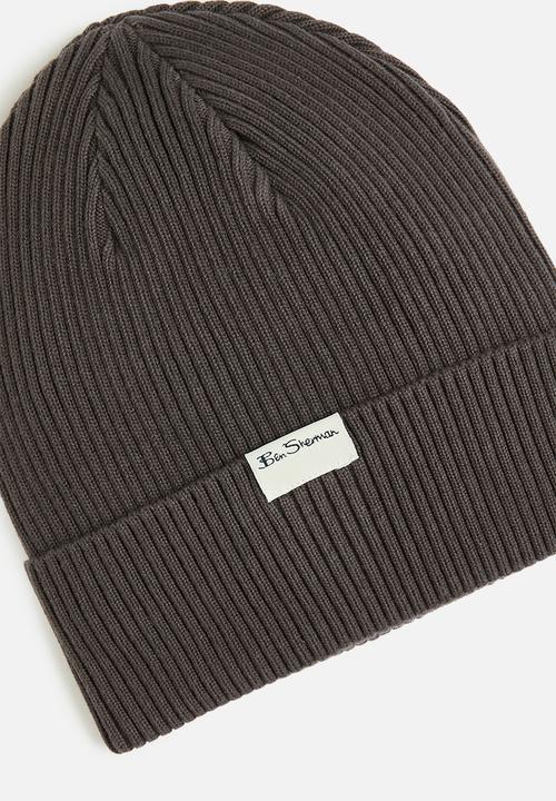 Ben Sherman - Targy Rib Beanie - Charcoal