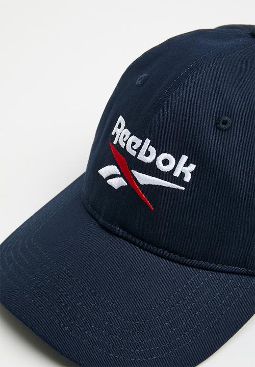 Reebok - Reebok Stacked Logo Cap-Navy