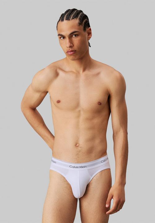 Calvin Klein - Low rise slip brief 3 pack - white