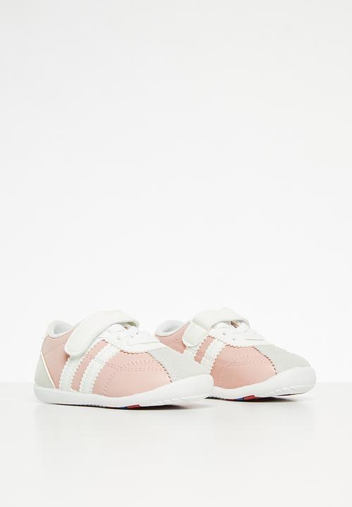 Pop Candy - Girls pu sneaker - pink & white