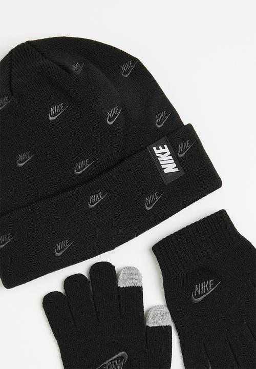 Nike - Nan futura toss apex beanie set - black