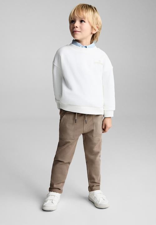 MANGO - Joggers paris - medium brown