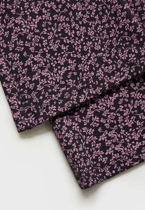 MANGO - Leggings planti2 - charcoal