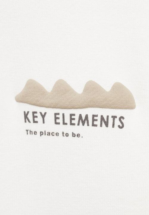 MANGO - Sweatshirt elements - natural white