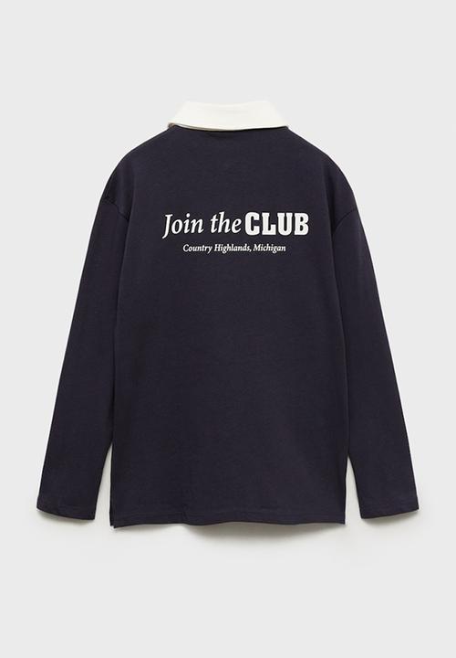 MANGO - Poloshirt join - navy