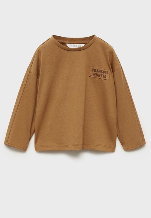 MANGO - T-shirt hunter - dark yelow